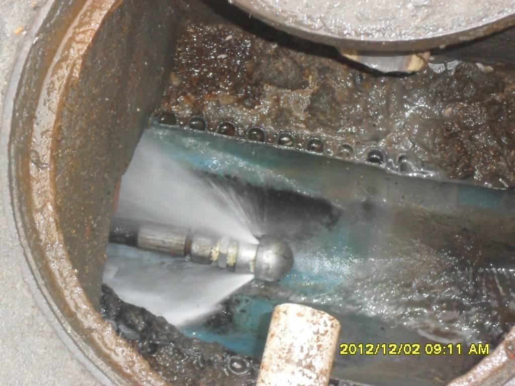 沙湖原种场污水管道高压清洗