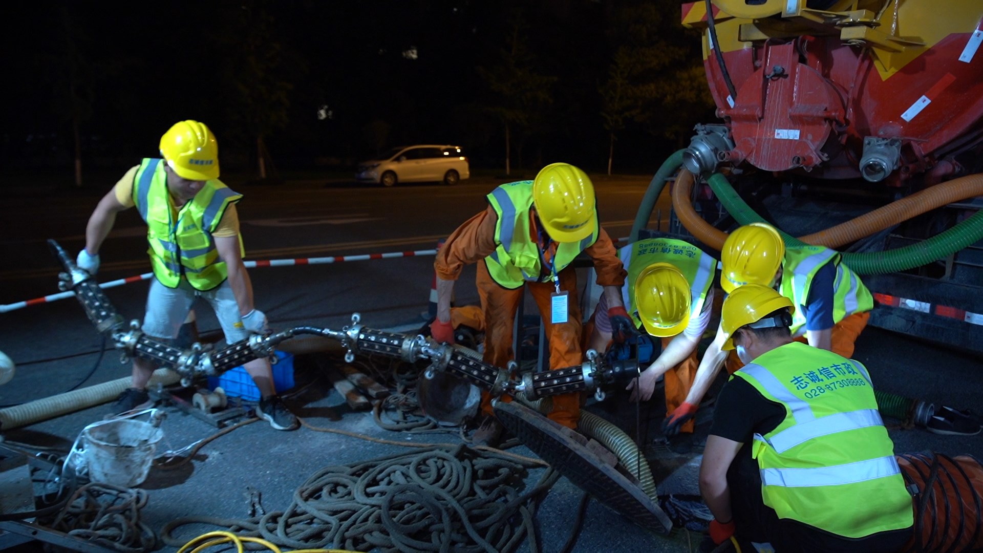 沙湖原种场紫外光固化修复